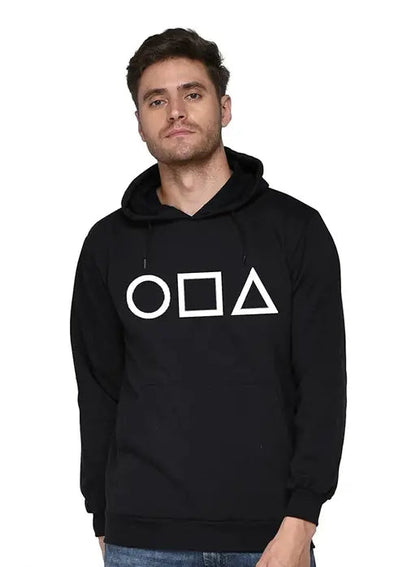 Squid Game  Men's Hoodie - Casual Cotton Blend